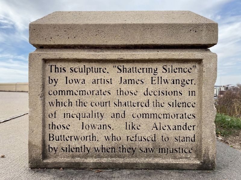 Shattering Silence Marker image. Click for full size.