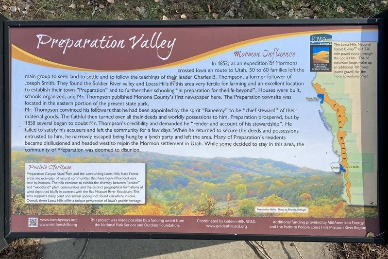 Preparation Valley Marker image. Click for full size.