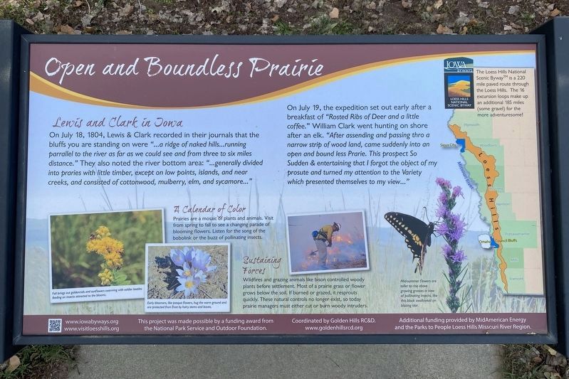 Open and Boundless Prairie Marker image. Click for full size.