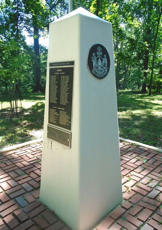 Maine Medal of Honor Recipients Memorial Obelisk image. Click for full size.