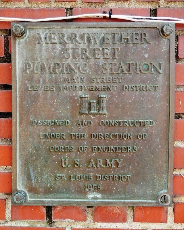 U.S. Army Corps of Engineers Plaque image. Click for full size.