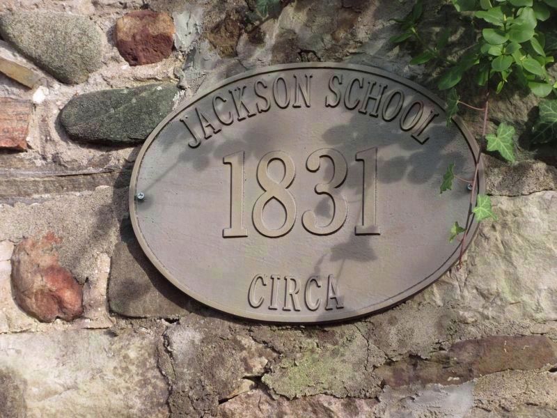 Plaque on the corner of the cobblestone building. Click for full size. Plaque on the corner of the cobblestone building image. Click for full size.