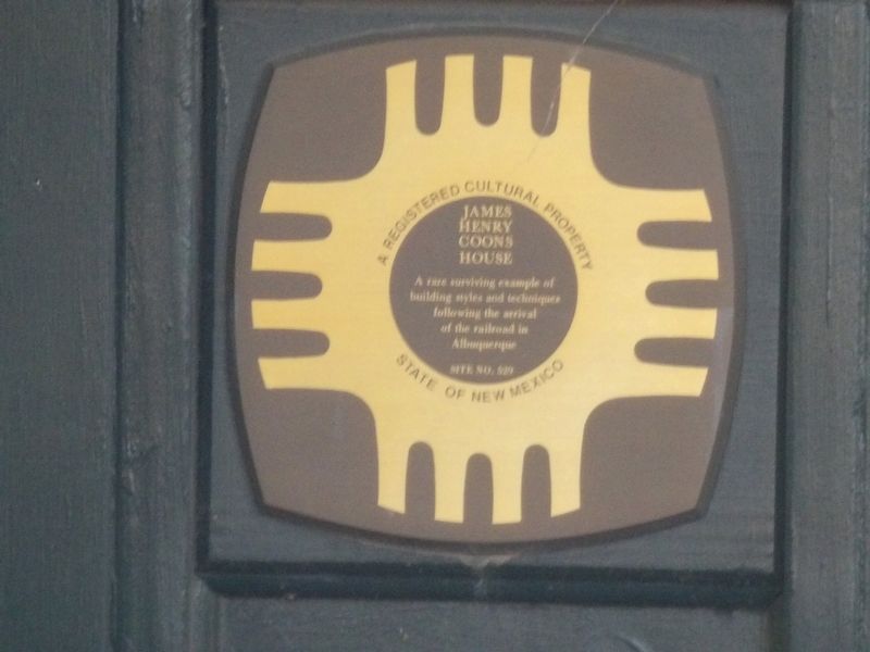 James Henry Coons House Marker image. Click for full size.