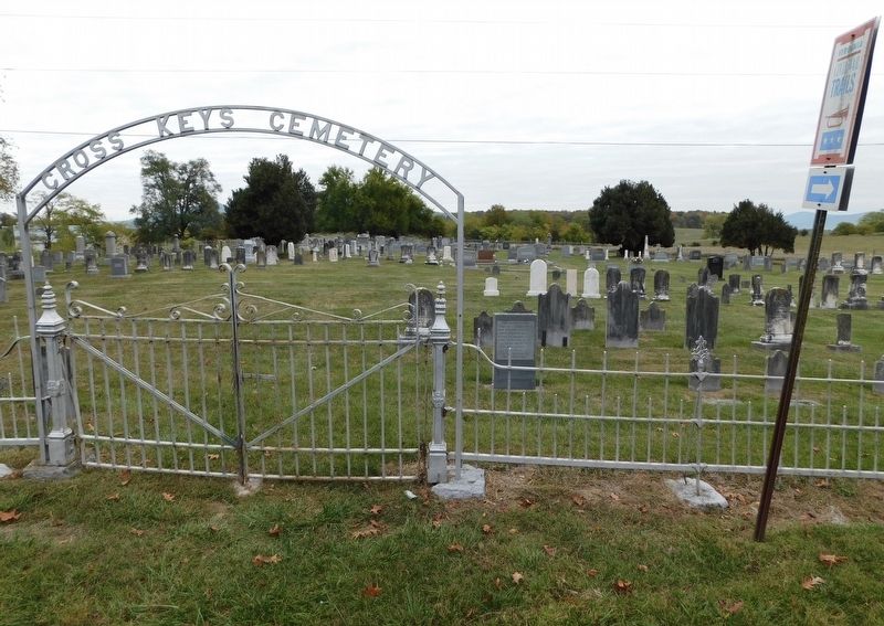 Cross Keys Cemetery Marker image. Click for full size.