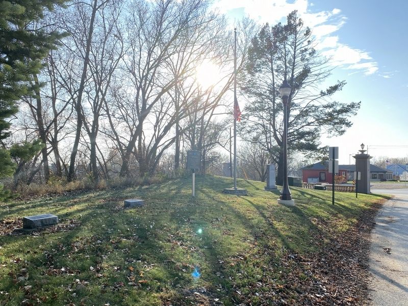 Site of the First Train Robbery in the West Marker image. Click for full size.