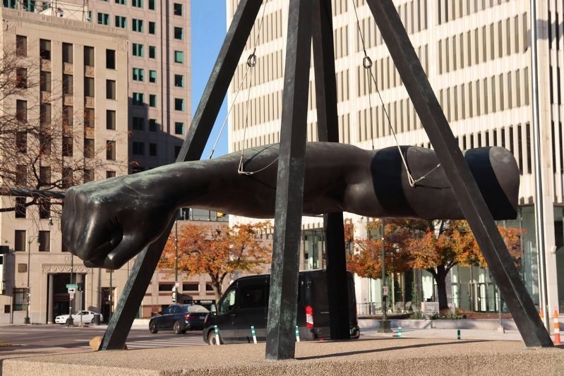 <i>Monument to Joe Louis</i> image. Click for full size.
