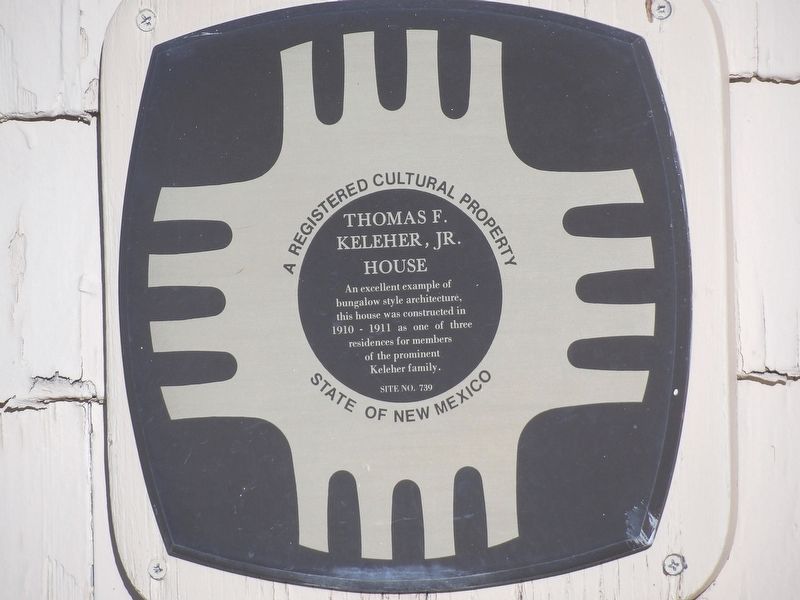 Thomas F. Keleher, Jr. House Marker. Click for full size. Thomas F. Keleher, Jr. House Marker image. Click for full size.