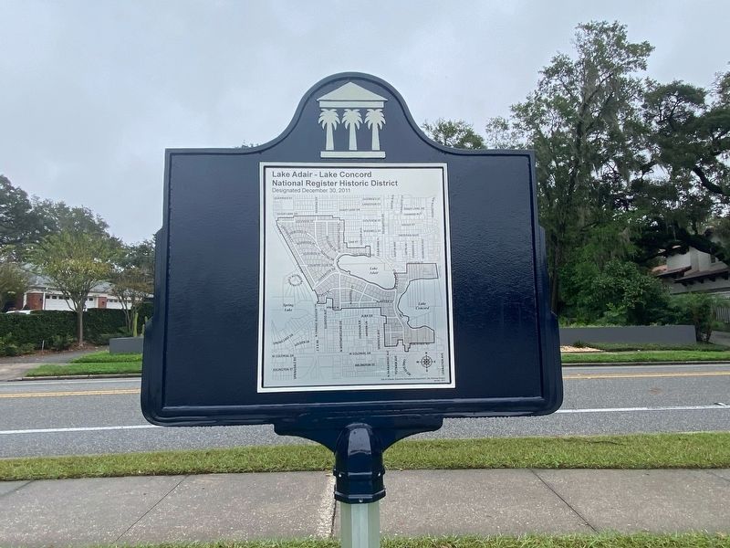 Lake Adair~Lake Concord Historic District Marker image. Click for full size.