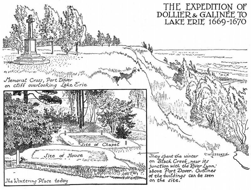 The Dollier and Galinée Expedition 1669-1670. Click for full size. The Dollier and Galinée Expedition 1669-1670 image. Click for full size.