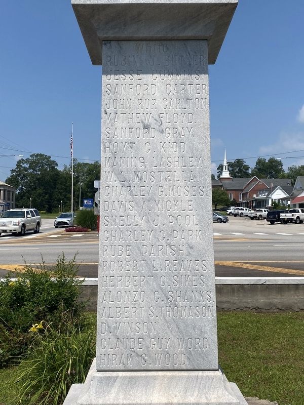 World War I Memorial image. Click for full size.