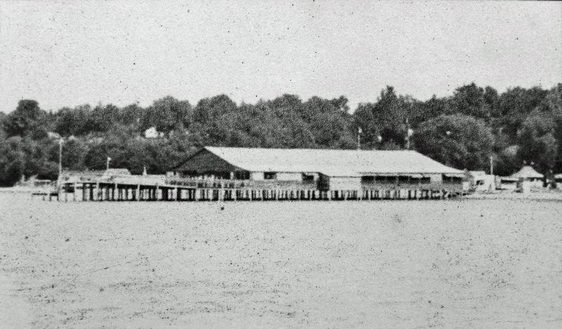 Marker detail: The first Summer Garden was built on a long pier over the waters of Lake Erie. image. Click for full size.