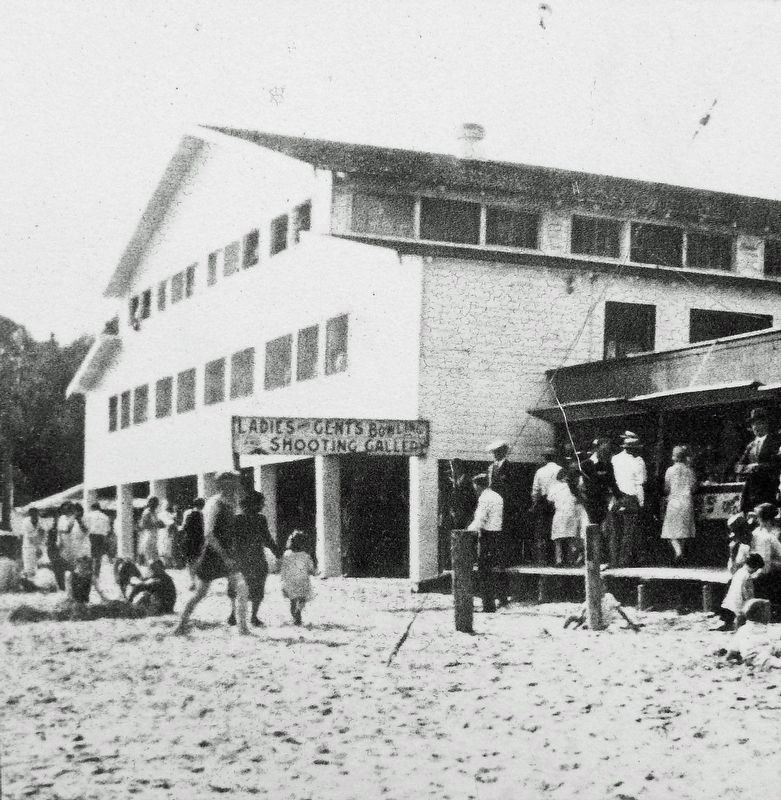 Marker detail: The second Summer Garden was located on the beach. image. Click for full size.