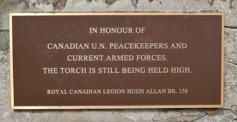 Canadian U.N. Peacekeepers Memorial image. Click for full size.