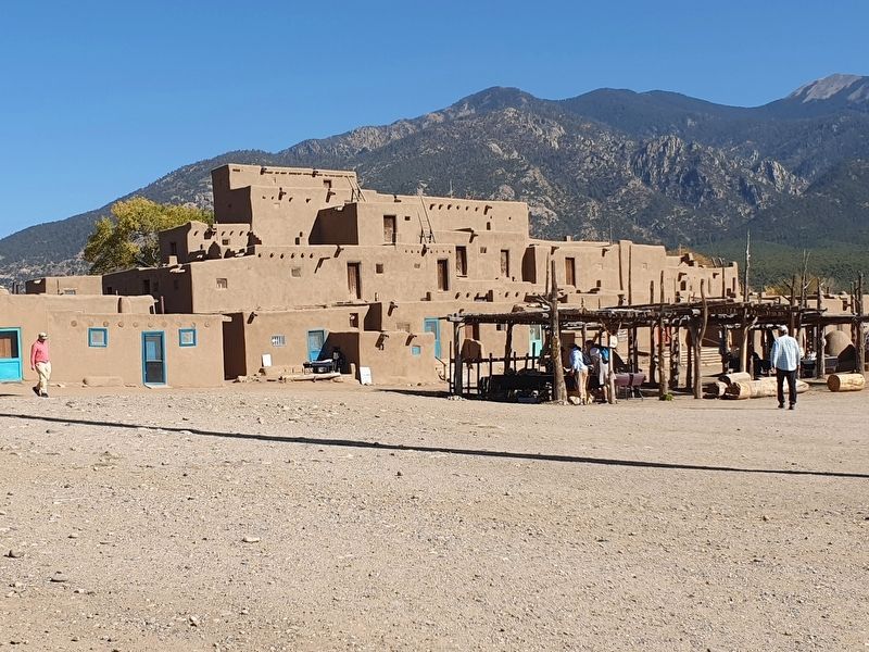 Taos Pueblo North Side Structure. Click for full size. Taos Pueblo North Side Structure image. Click for full size.