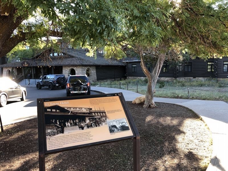 El Tovar Hotel Marker. Click for full size. El Tovar Hotel Marker image. Click for full size.