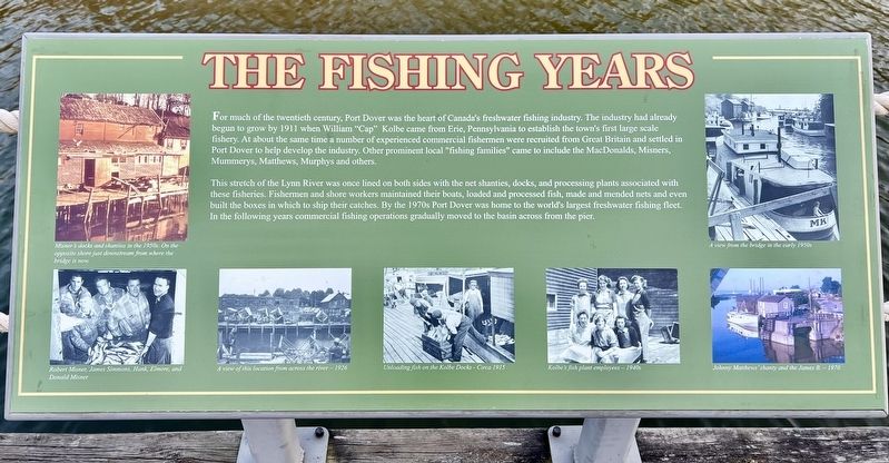 The Fishing Years Marker image. Click for full size.