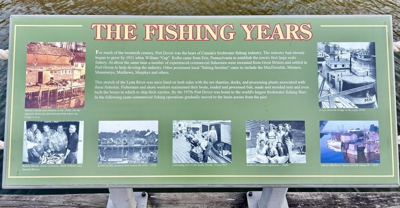 The Fishing Years Marker image. Click for full size.
