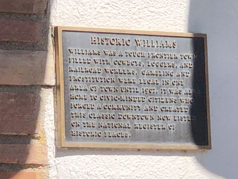 Historic Williams Marker image. Click for full size.
