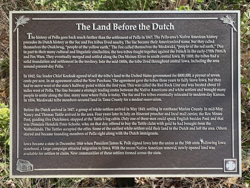 The Land Before the Dutch Marker image. Click for full size.