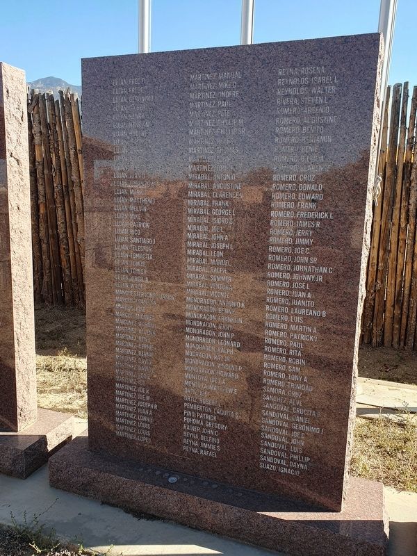 Taos Pueblo Veterans Memorial image. Click for full size.