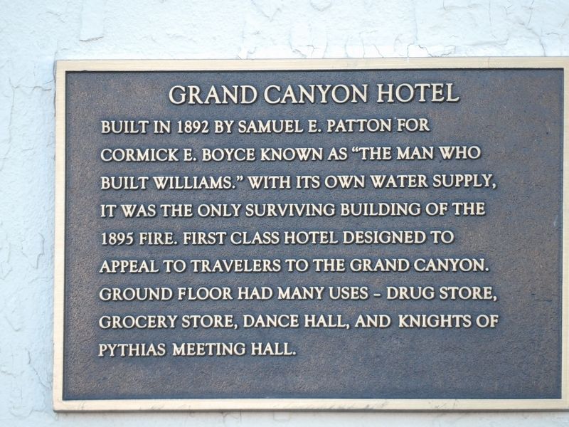 Grand Canyon Hotel Marker image. Click for full size.