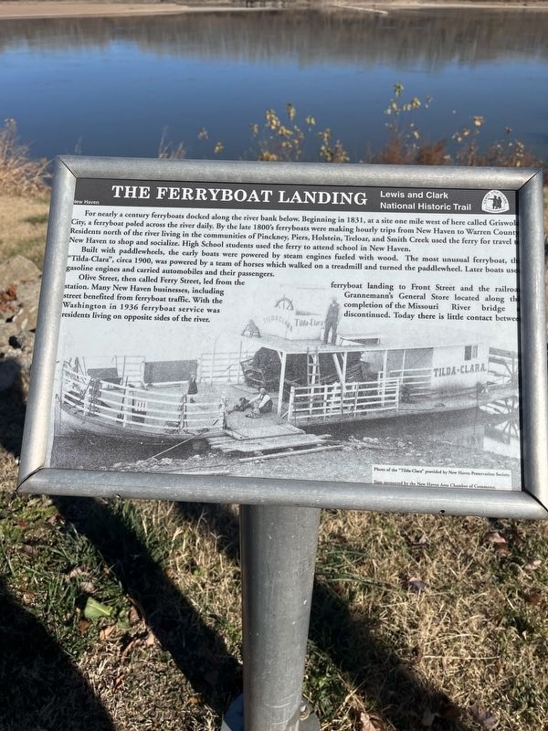 The Ferryboat Landing Marker image. Click for full size.
