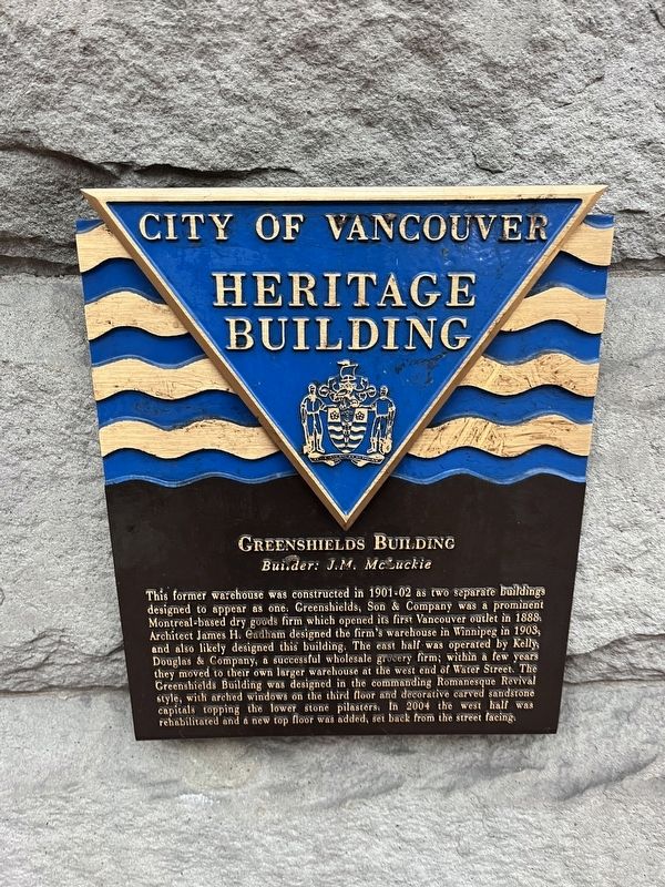 Greenshields Building Marker image. Click for full size.