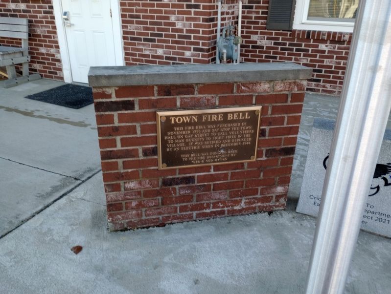 Town Fire Bell Marker. Click for full size. Town Fire Bell Marker image. Click for full size.