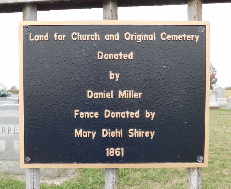 Mill Creek Church and Cemetery Marker. Click for full size. Mill Creek Church and Cemetery Marker image. Click for full size.