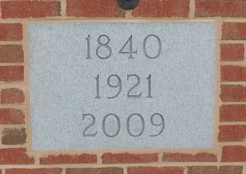 Mill Creek Church Cornerstone. Click for full size. Mill Creek Church Cornerstone image. Click for full size.
