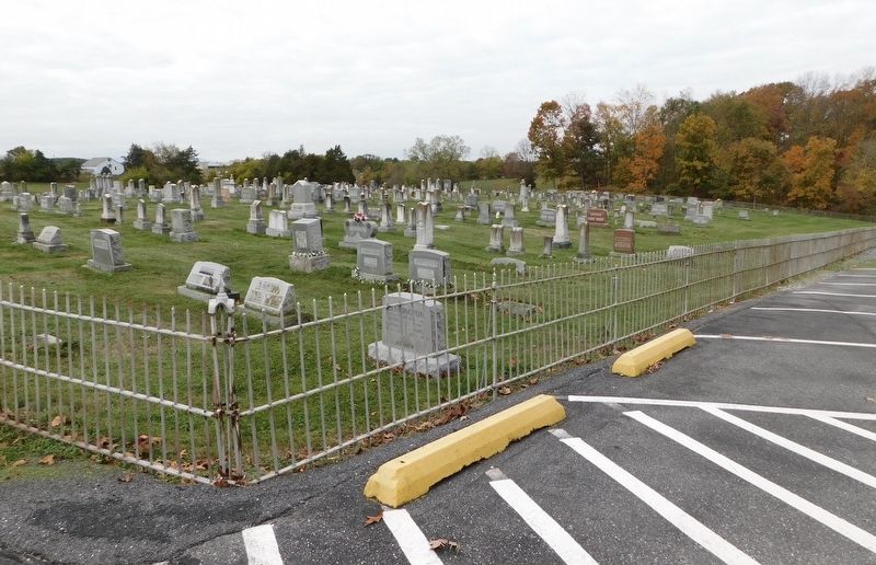 Original Cemetery Fence. Click for full size. Original Cemetery Fence image. Click for full size.