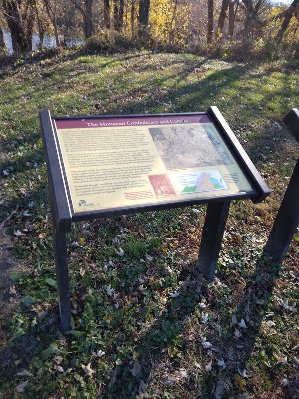 The Monacan Confederacy and Culture Marker image. Click for full size.
