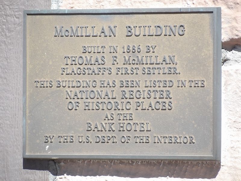 McMillan Building Marker image. Click for full size.