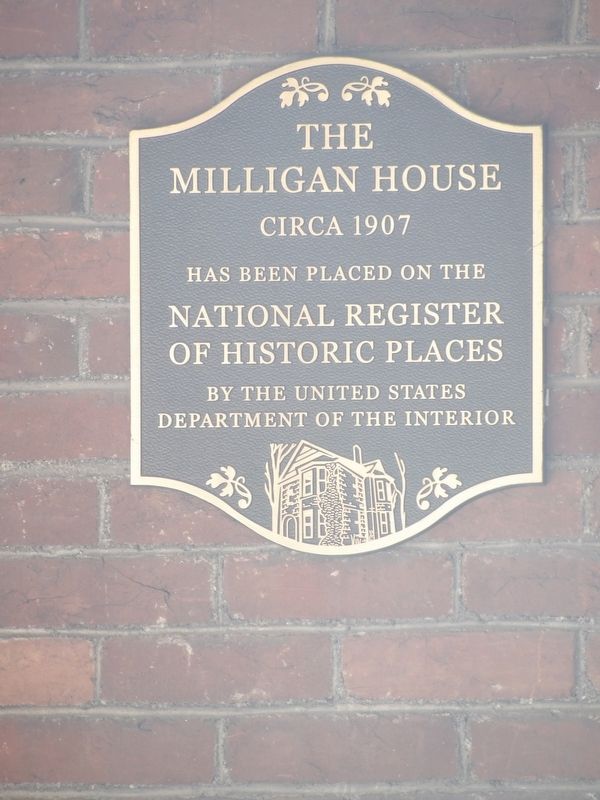 The Milligan House Marker image. Click for full size.
