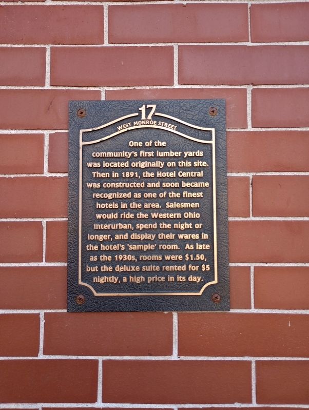 17 West Monroe Street Marker image. Click for full size.