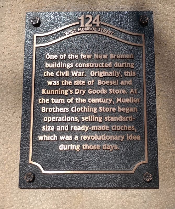124 West Monroe Street Marker image. Click for full size.