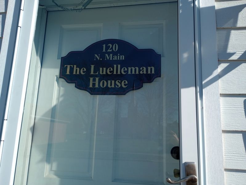 The Luelleman House Marker image. Click for full size.