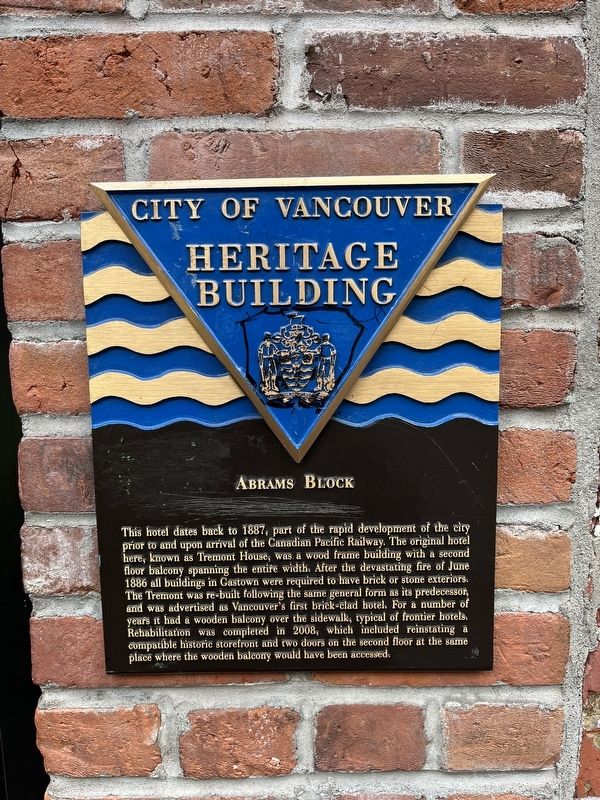 Abrams Block Marker image. Click for full size.