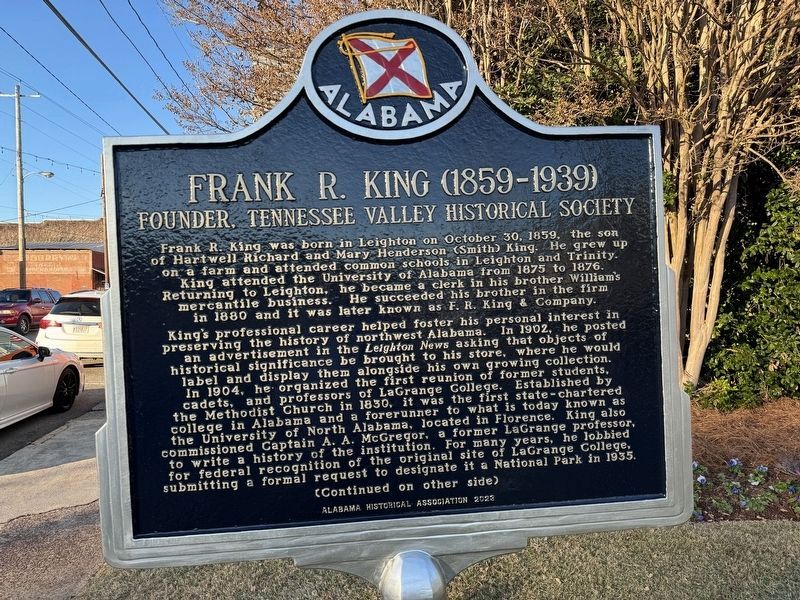 Frank R. King (1859-1939) Marker. Click for full size. Frank R. King (1859-1939) Marker image. Click for full size.