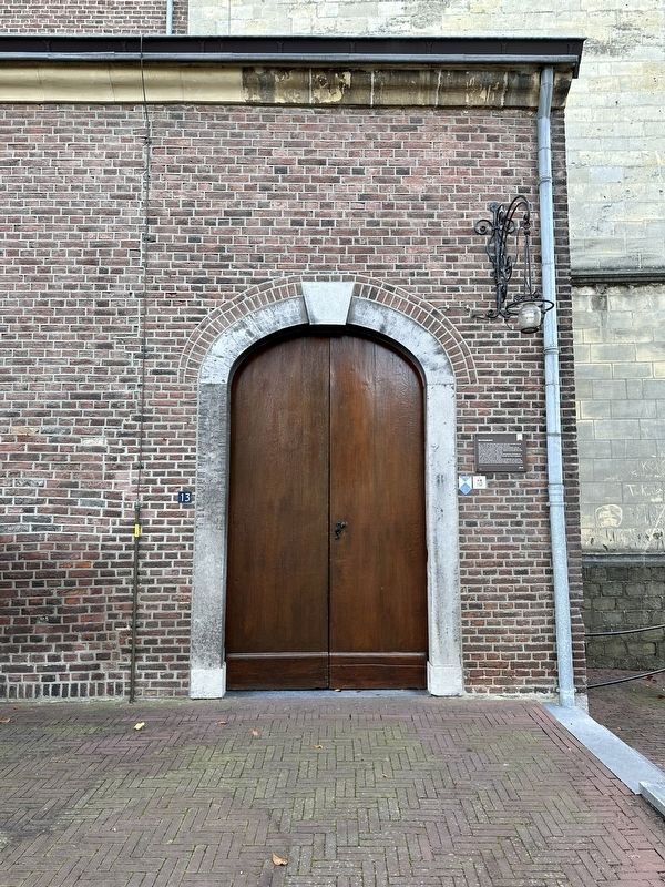 Sint Christinakerk / Saint Christina Church Marker - wide view image. Click for full size.