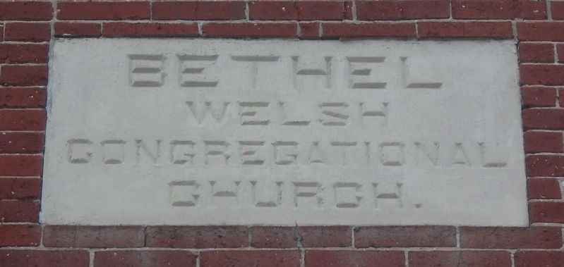 First Congregational Church Name Stone image. Click for full size.