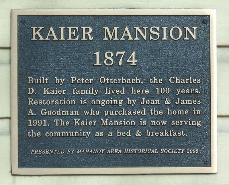 Kaier Mansion Marker image. Click for full size.
