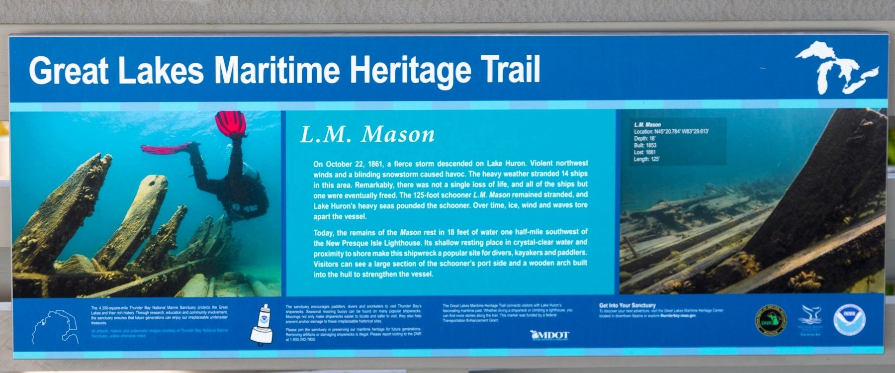 <i>L. M. Mason</i> Marker image. Click for full size.