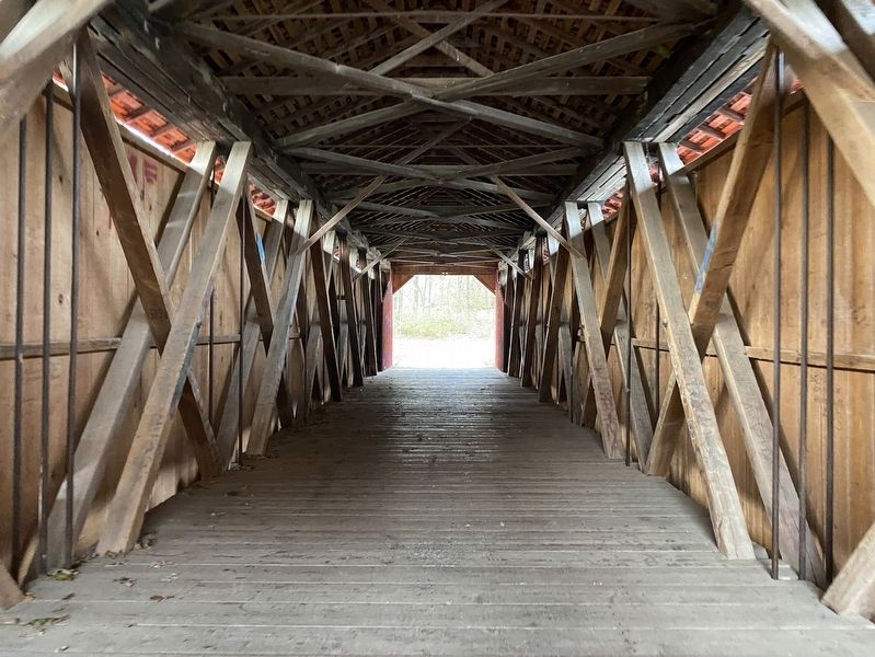 Inside Owen's Covered Bridge image. Click for full size.