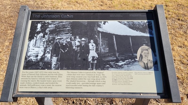 The Johnson Cabin Marker image. Click for full size.