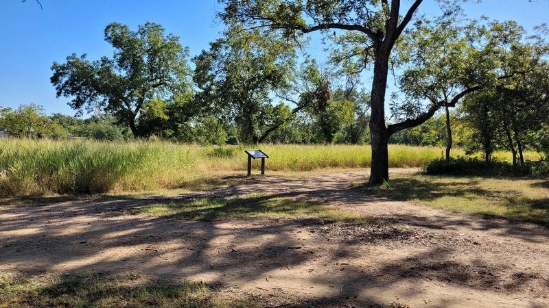 The view of the Land Transformed Marker along the trail. Click for full size. The view of the Land Transformed Marker along the trail image. Click for full size.