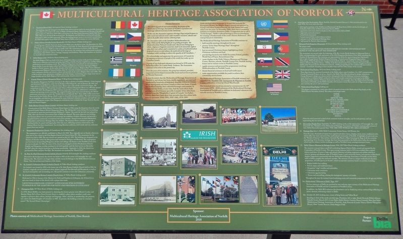 Multicultural Heritage Association of Norfolk Marker image. Click for full size.