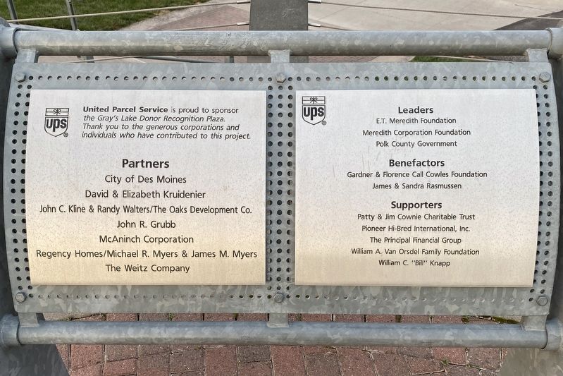 Donor Recognition Marker image. Click for full size.