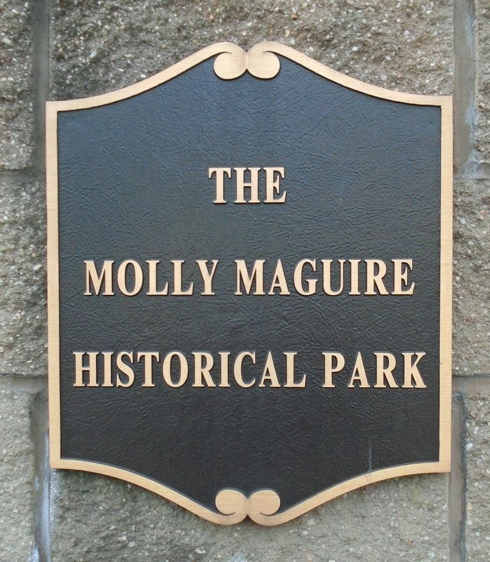 Molly Maguire Historical Park Sign image. Click for full size.