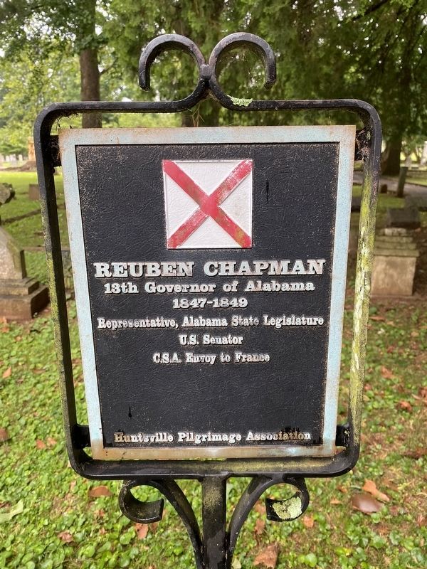 Reuben Chapman Marker. Click for full size. Reuben Chapman Marker image. Click for full size.